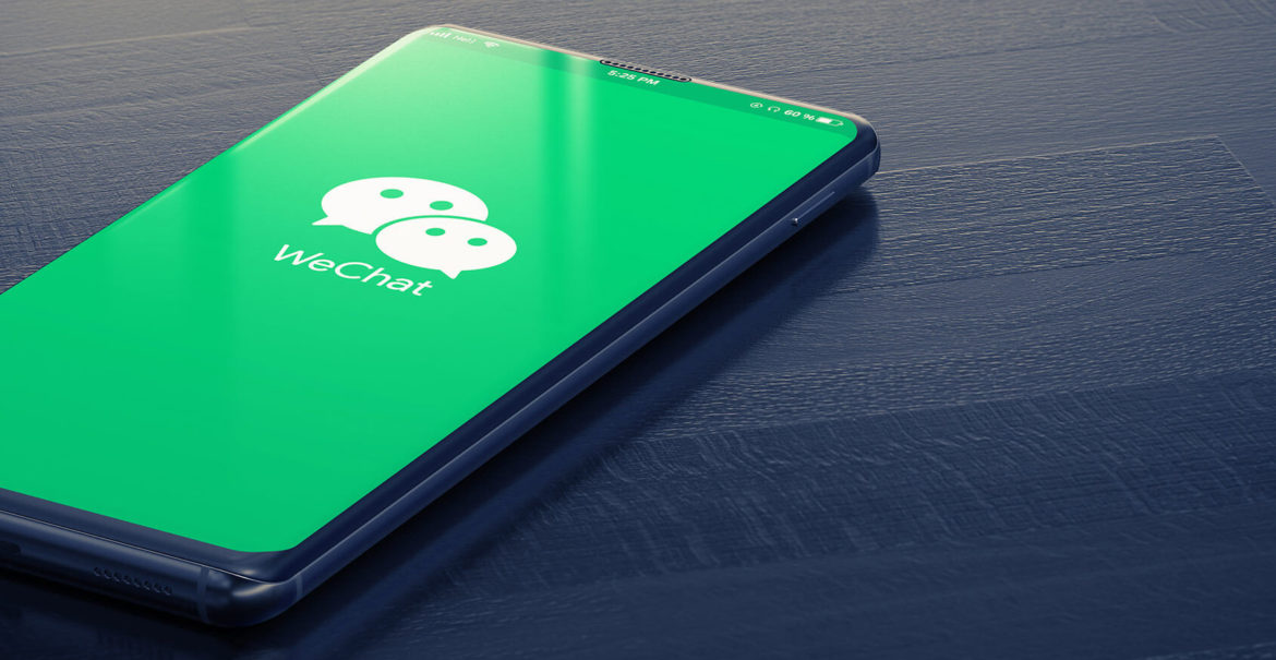WeChat Logo on the phone